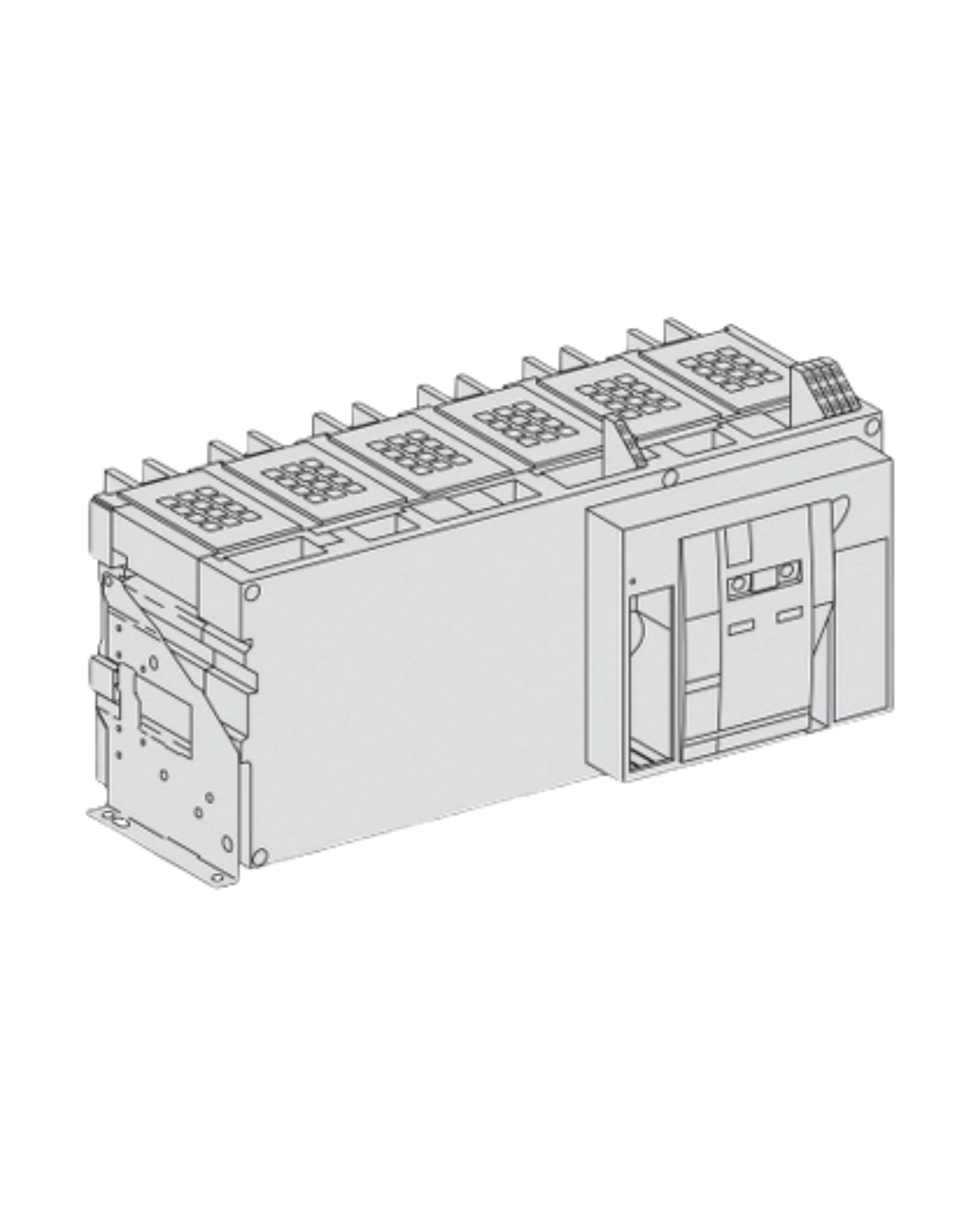 Schneider Electric Masterpact NW40bH1 Air Circuit Breaker, 4000A, 3P — Schneider Electric Drives – Motors – Circuits Protection